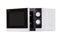 Sharp Home Appliances R-200WW Aanrecht Solo-magnetron 20 l 800 W Zwart, Wit - thumbnail