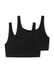 Schiesser - 2p Bustier - 95-5 - zwart, Maat:46