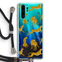 Luipaard: Huawei P30 Pro Transparant Hoesje met koord