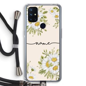Daisies: OnePlus Nord N10 5G Transparant Hoesje met koord