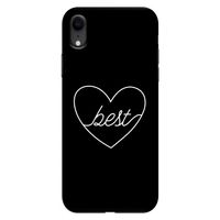 Best heart black: iPhone XR Tough Case