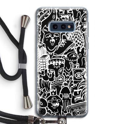 Vexx Black Mixtape: Samsung Galaxy S10e Transparant Hoesje met koord