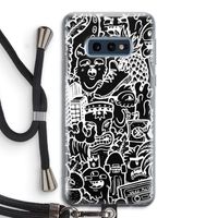 Vexx Black Mixtape: Samsung Galaxy S10e Transparant Hoesje met koord