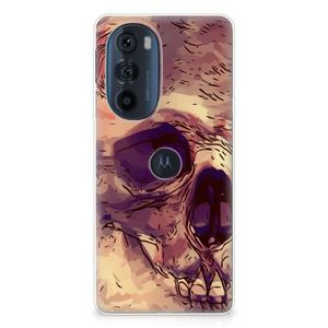 Silicone Back Case Motorola Edge 30 Pro Skullhead