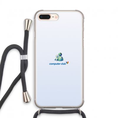 MSN: iPhone 7 PLUS Transparant Hoesje met koord