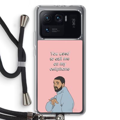 Hotline bling: Xiaomi Mi 11 Ultra Transparant Hoesje met koord