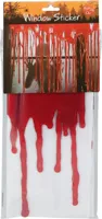 Raamsticker bloed 40cm rood - thumbnail