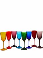 La DoubleJ set de 8 verres à vin Rainbow - Bleu - thumbnail