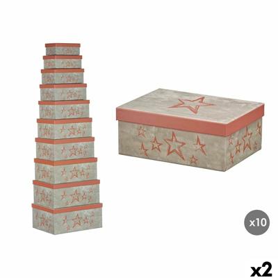 Decoratieve Doos Pincello 65 Tegel Karton (2 Stuks)