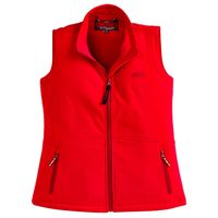 OWNEY Dames Softshell-vest Basic Vest, rood, Maat: XXS