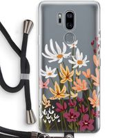 Painted wildflowers: LG G7 Thinq Transparant Hoesje met koord