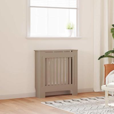 Radiatorafdekking 2 pcs Bruin 78 x 19 x 81.5 cm Bewerkt hout