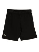 Lacoste Kids short de sport à patch logo - Noir