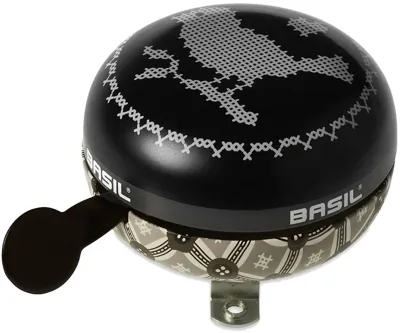 Basil Bohème Big Bell fietsbel 80 milimeter - charcoal