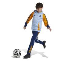 adidas Real Madrid Track Hoodie Trainingspak 2024-2025 Kids Lichtblauw Donkerblauw Geel