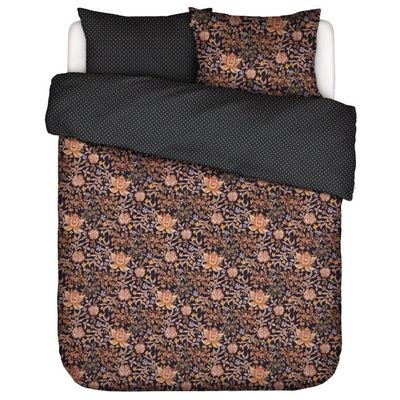Essenza Dekbedovertrek Ophelia Nightblue-1-persoons (140 x 200/220 cm)