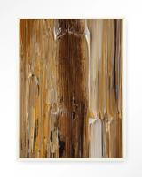 Urban Cotton Wandkleed 'Fluid' 80 x 110cm in Floating Frame - off white