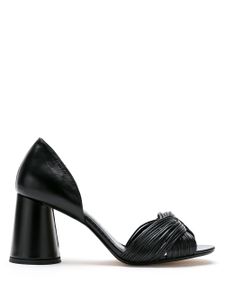 Sarah Chofakian sandales en cuir Colagem - Noir