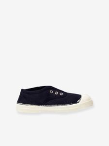 Katoenen tennisschoenen voor kinderen met vetersluiting Elly BENSIMON® marineblauw