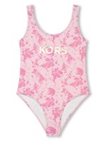 Michael Kors Kids maillot de bain à logo imprimé - Rose - thumbnail