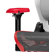 DXRacer armsteun rood rechts