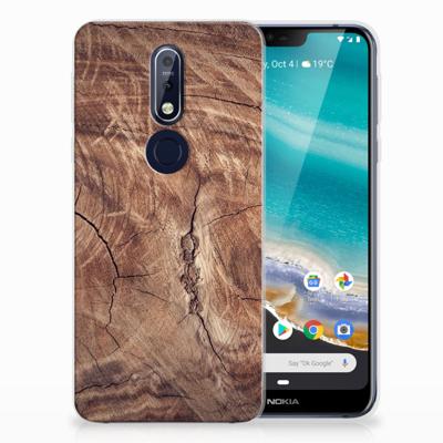 Nokia 7.1 | Bumper Hoesje | Tree Trunk