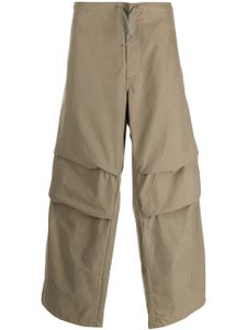 Ten C pantalon superposé à coupe ample - Vert