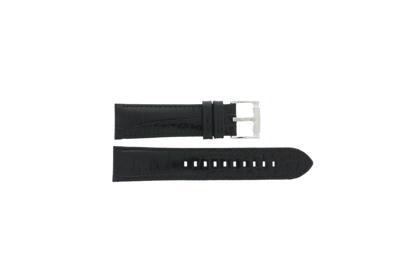 Horlogeband Armani AR0363 / AR2447 Leder Zwart 22mm
