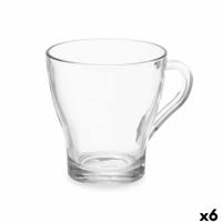 Theeglas en koffieglas Vivalto 1 Transparant Glas 280 ml (6 Stuks)