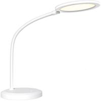 Dimbare LED Bureaulamp - 7W Natuurlijk Wit 4000K - Mat Wit Kunststof