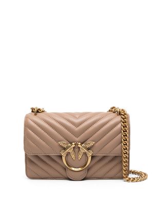 PINKO sac porté épaule à boucle Love Birds - Tons neutres