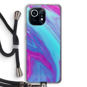 Zweverige regenboog: Xiaomi Mi 11 Transparant Hoesje met koord