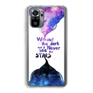 Stars quote: Xiaomi Redmi Note 10S Transparant Hoesje