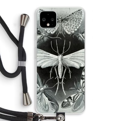 Haeckel Tineida: Pixel 4 XL Transparant Hoesje met koord