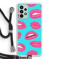 Bite my lip: Samsung Galaxy A52s 5G Transparant Hoesje met koord