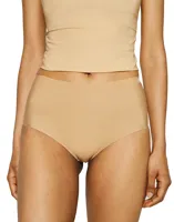 Zero Feel taille slip dames 2.0 - High waist - Hoge naadloze dames onderbroek - Katoenen kruisje - Schijnt niet door - Zwart - Huidskleur - Donkerblauw