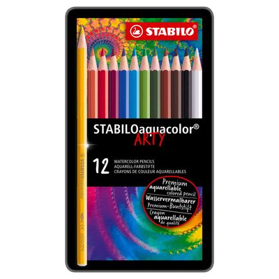 Stabilo Aquacolor Metalen Doos, 12st.