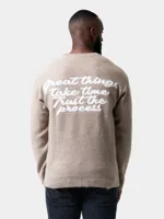 XPLCT Trust Sweater Heren Beige - Maat S - Kleur: Beige | Soccerfanshop