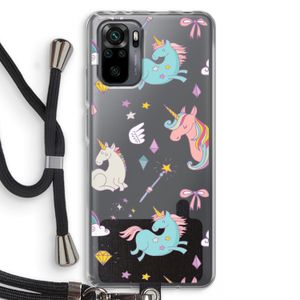 Fantasiewereld: Xiaomi Redmi Note 10 Pro Transparant Hoesje met koord