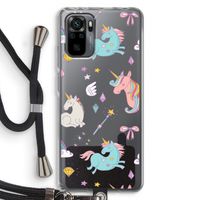 Fantasiewereld: Xiaomi Redmi Note 10 Pro Transparant Hoesje met koord