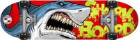Skids control Shark skateboard junior hout PVC rood blauw