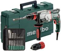 Metabo uhe 2660-2 quick set combihamer | 800w 2.8j + sds-plus-boor-/beitelset (10-dlg) - 600697510