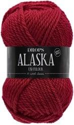 Drops Alaska Uni Colour 011 Wijnrood