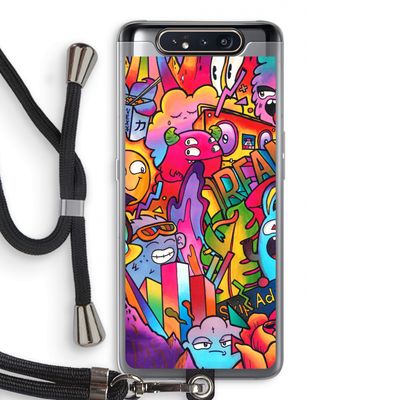 Dreams: Samsung Galaxy A80 Transparant Hoesje met koord