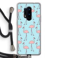 Anything Flamingoes: OnePlus 8 Pro Transparant Hoesje met koord