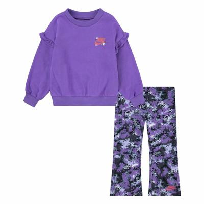 Sportoutfit voor kinderen Nike Fresh Cut Dolman Ruffle Blauw - Maat: 24 maanden