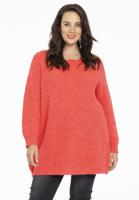 Yoek Pullover met mohair | Roze | Maat 54/56