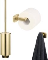 Ben Mykanto toiletset 3-delig geborsteld messing