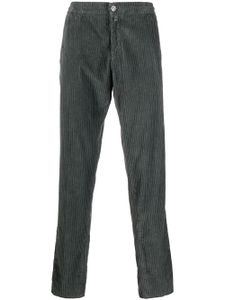 Kiton pantalon droit en velours côtelé - Gris