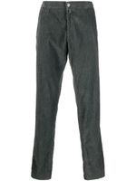 Kiton pantalon droit en velours côtelé - Gris